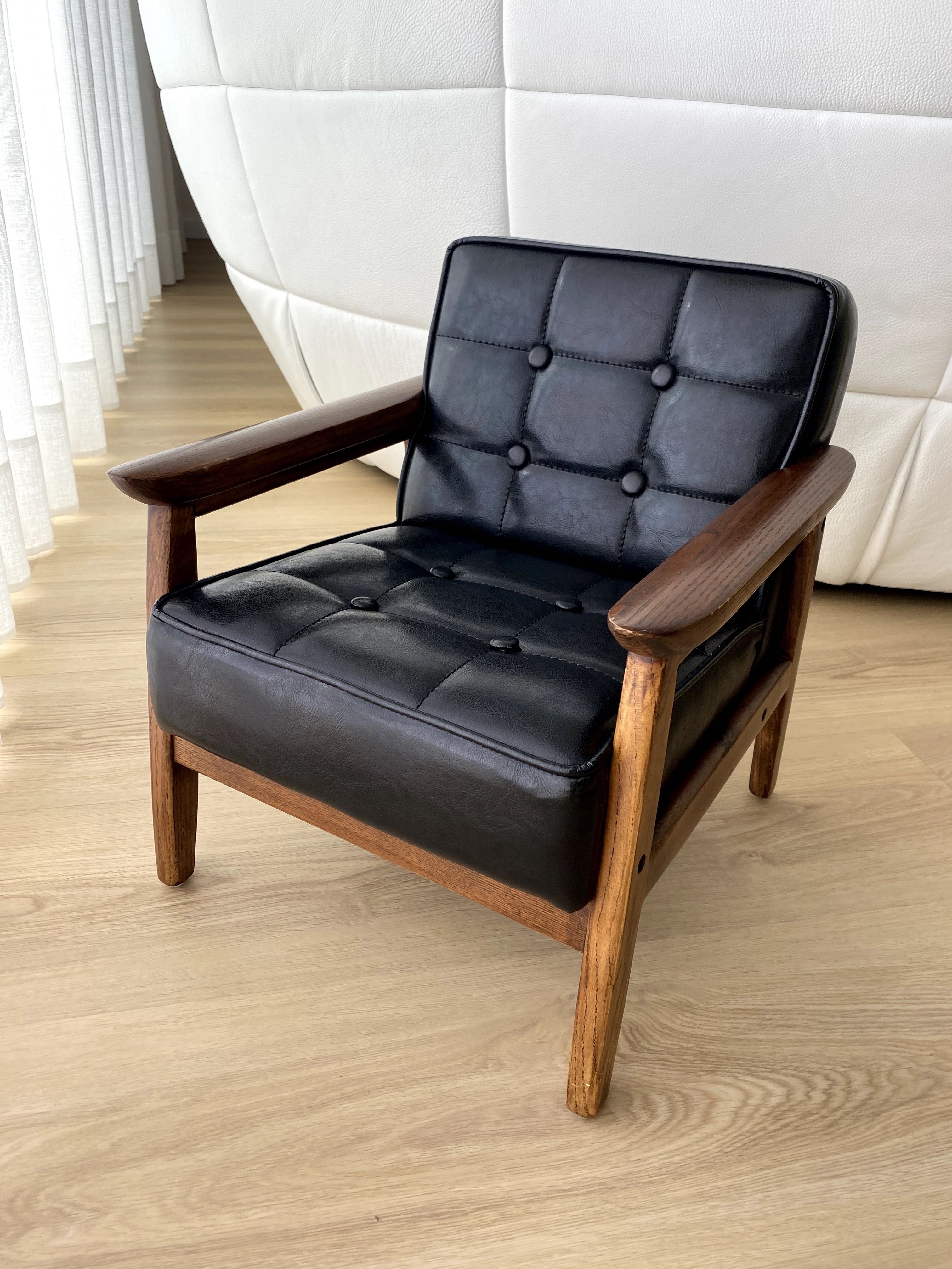 K CHAIR MINI poltrona para crianças em pele