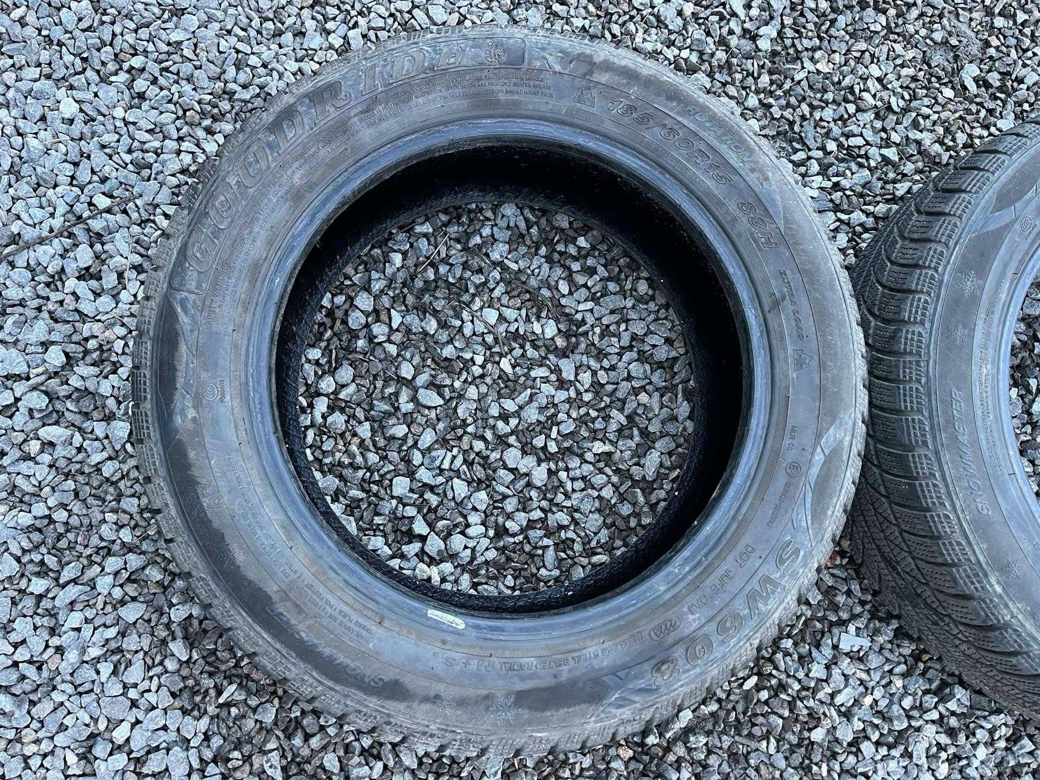 Opony 185/60R15 Goodride SW608 Zima 2sztuki 7,01mm bieżnika