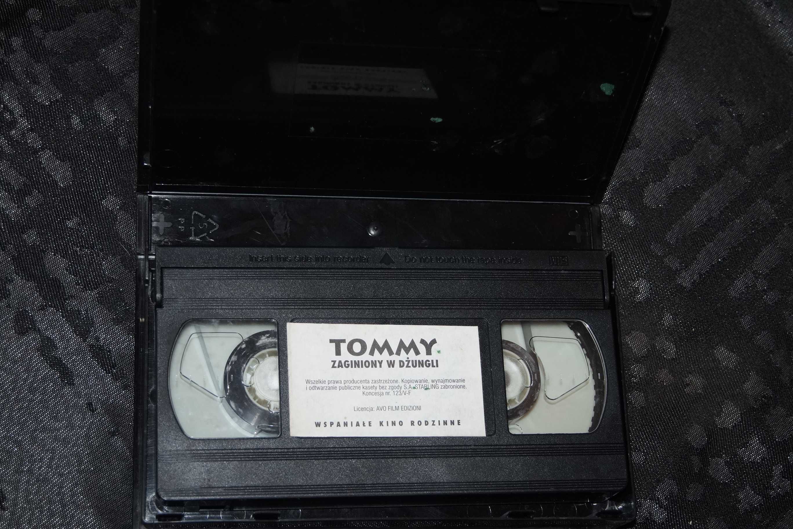 Tommy zaginiony w dżungli kaseta VHS video