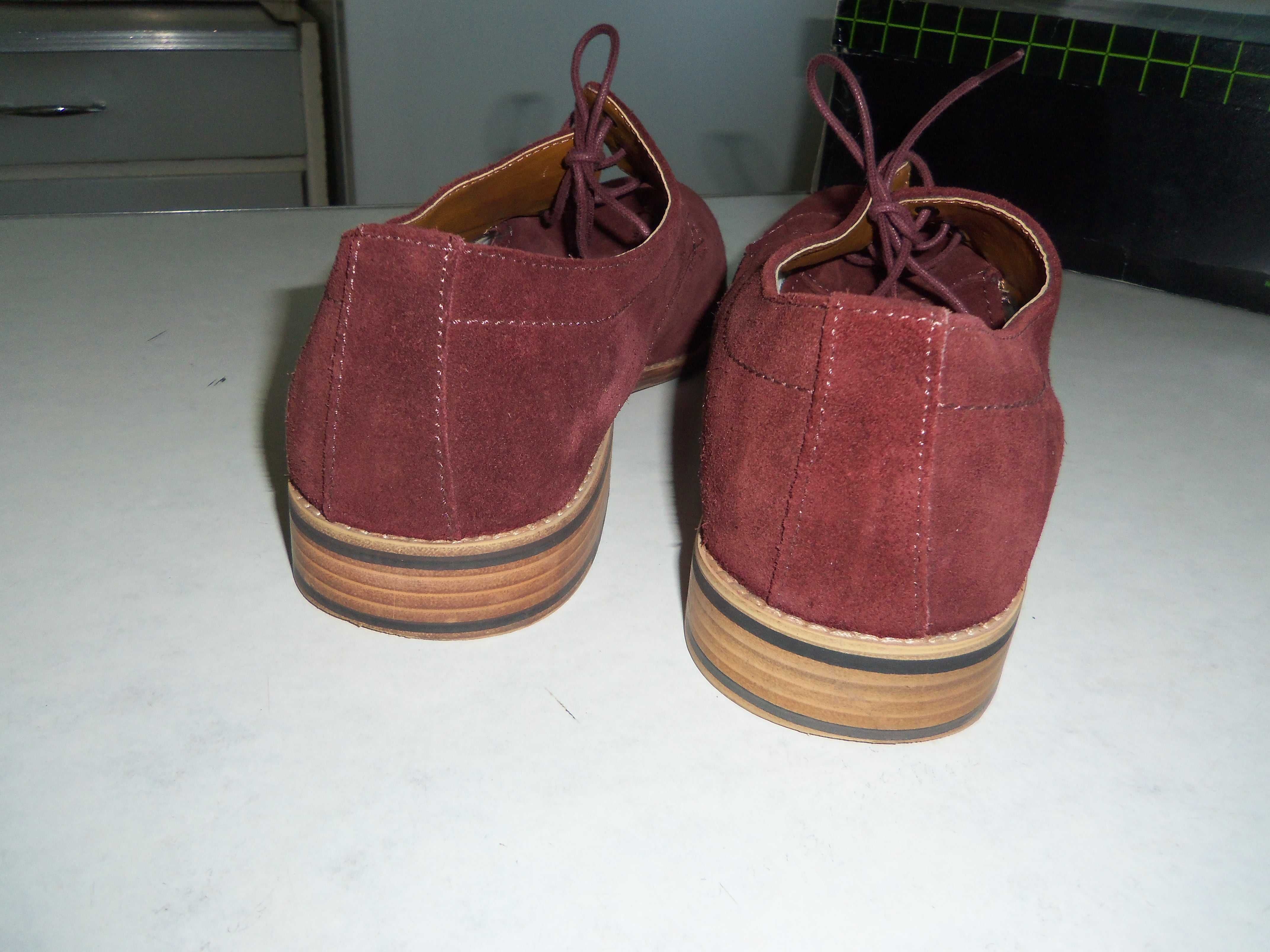 Туфли мужские замшевые, 45-46р., Made in India