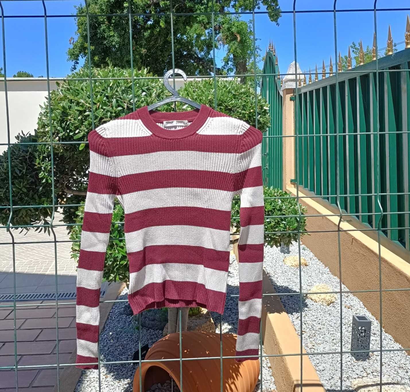 Camisola às riscas