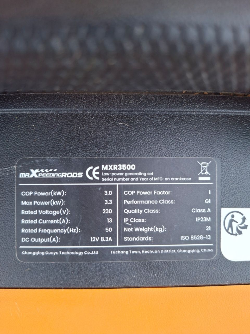 Agregat MXR 3500