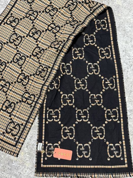 Шарф Gucci двух сторонний | шарф гучі | гучи