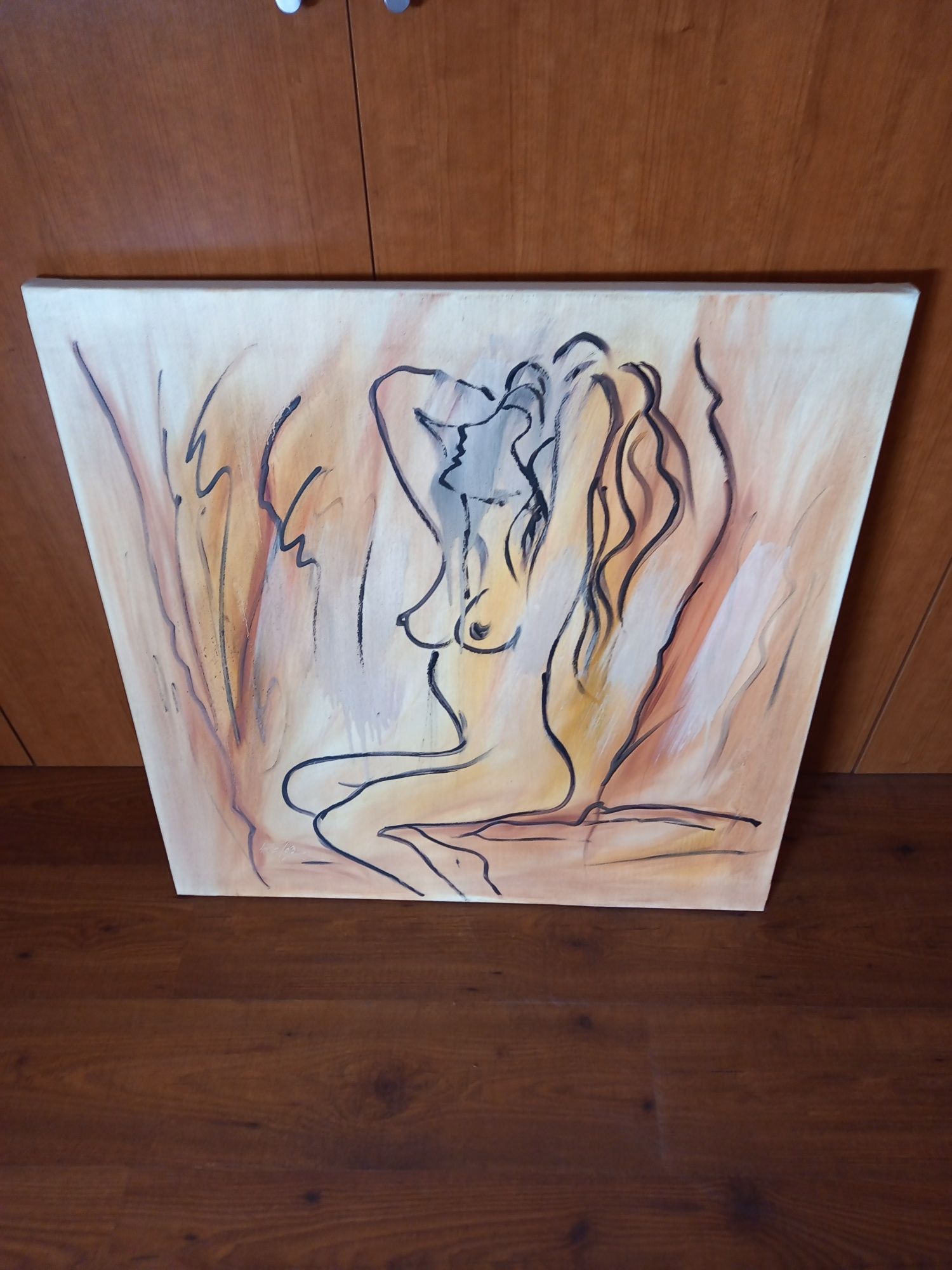 Quadro com figura feminina