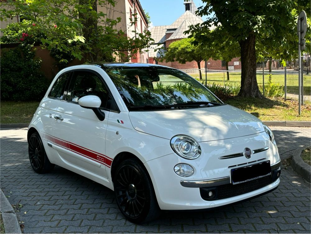 Fiat 500 1.4 Benzyna 100HP Panorama Skóry Climatronic Czujniki Parkowa