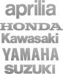 YAMAHA APRILIA KAWASAKI SUZUKI HONDA naklejka zadupek owiewka motocykl