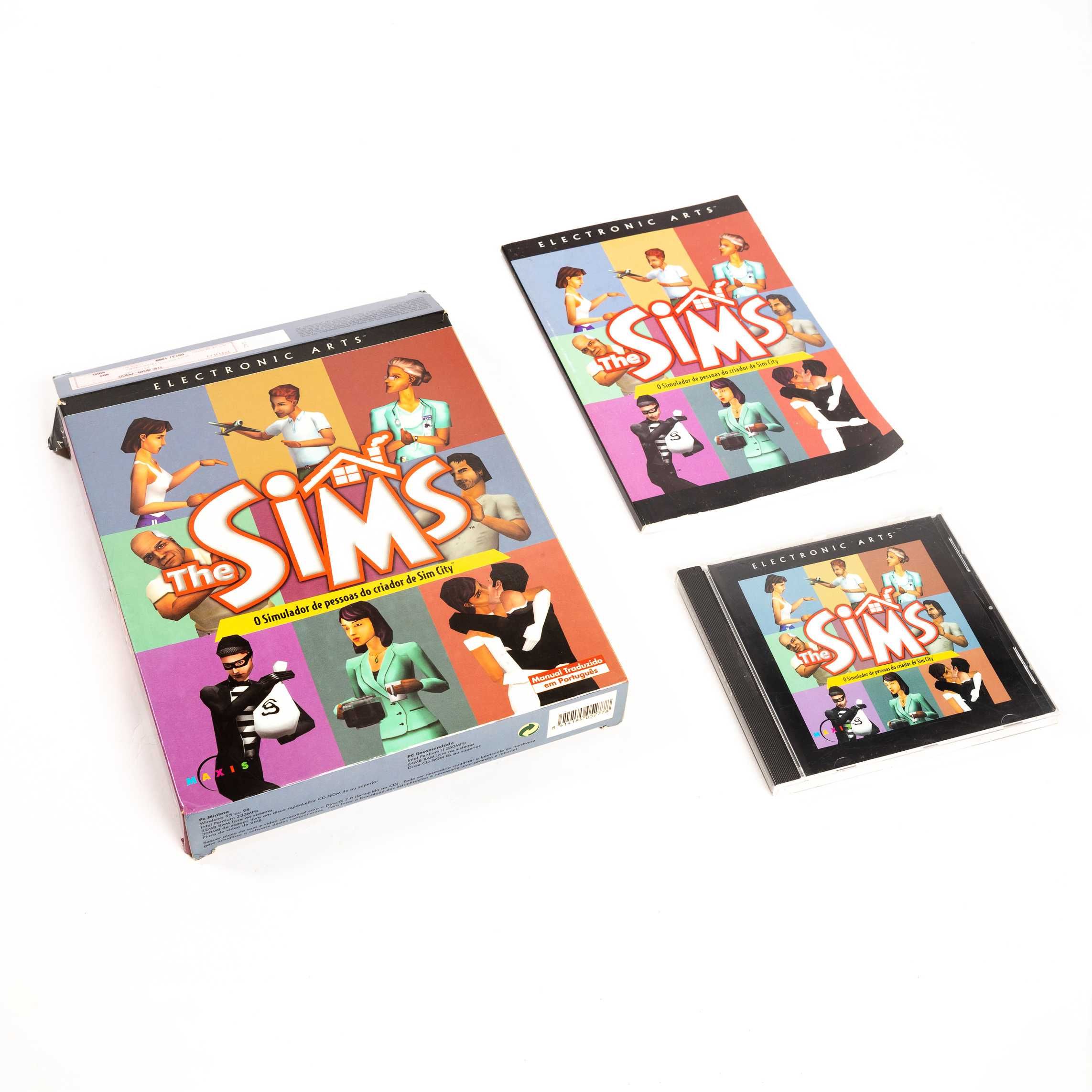 The Sims 1 PC Jogo base e 2 Expansões
