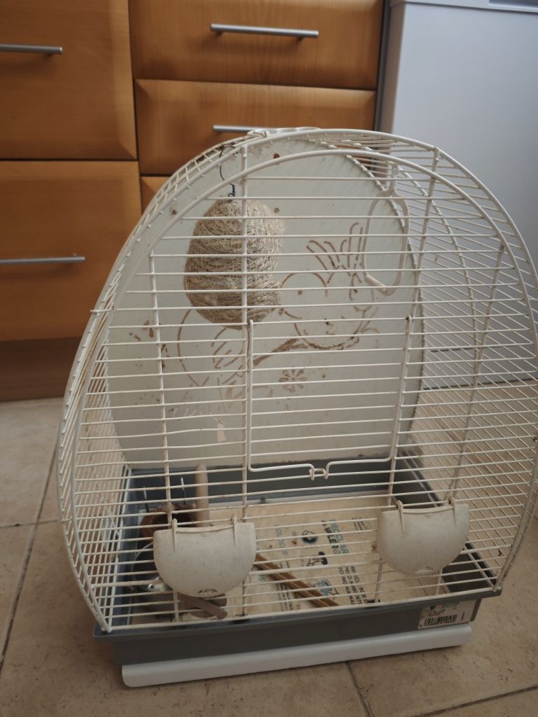 Gaiola branca completa