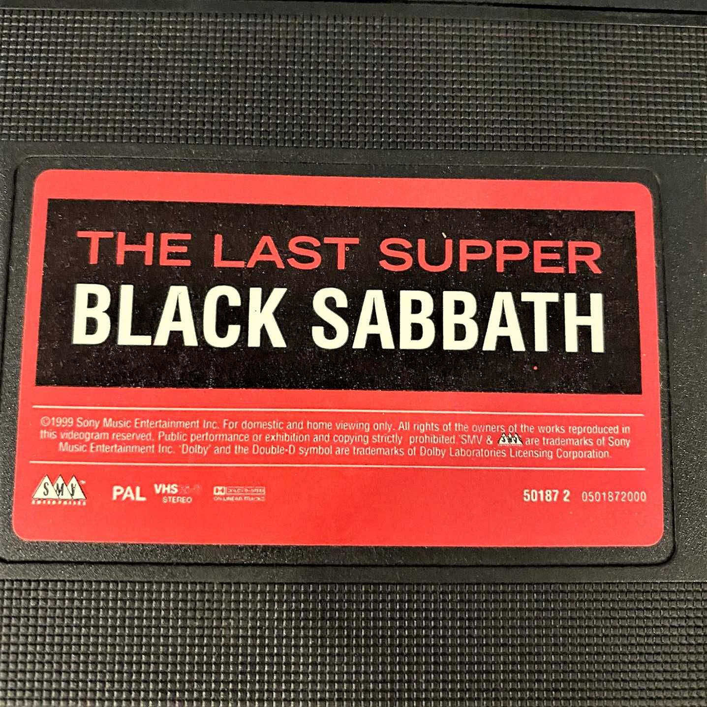 Cassete VHS - Black Sabbath – The Last Supper