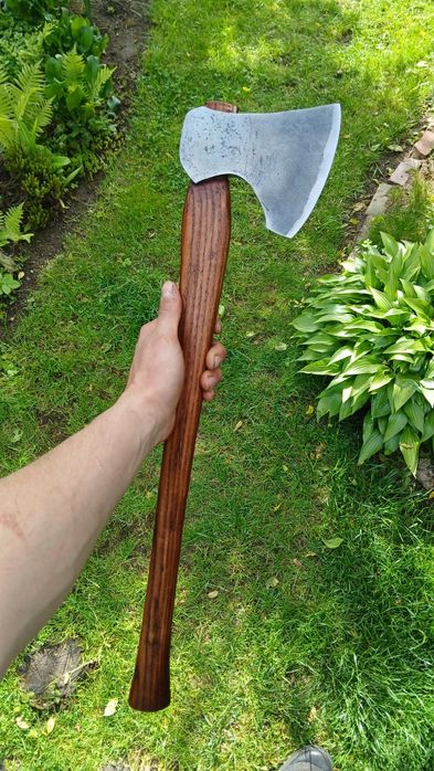 Ręcznie wykuta siekiera, topór / siekiera do lasu / bushcraft
