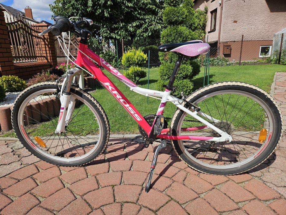 Rower młodzieżowy 24" – jak nowy, 10–12 lat
