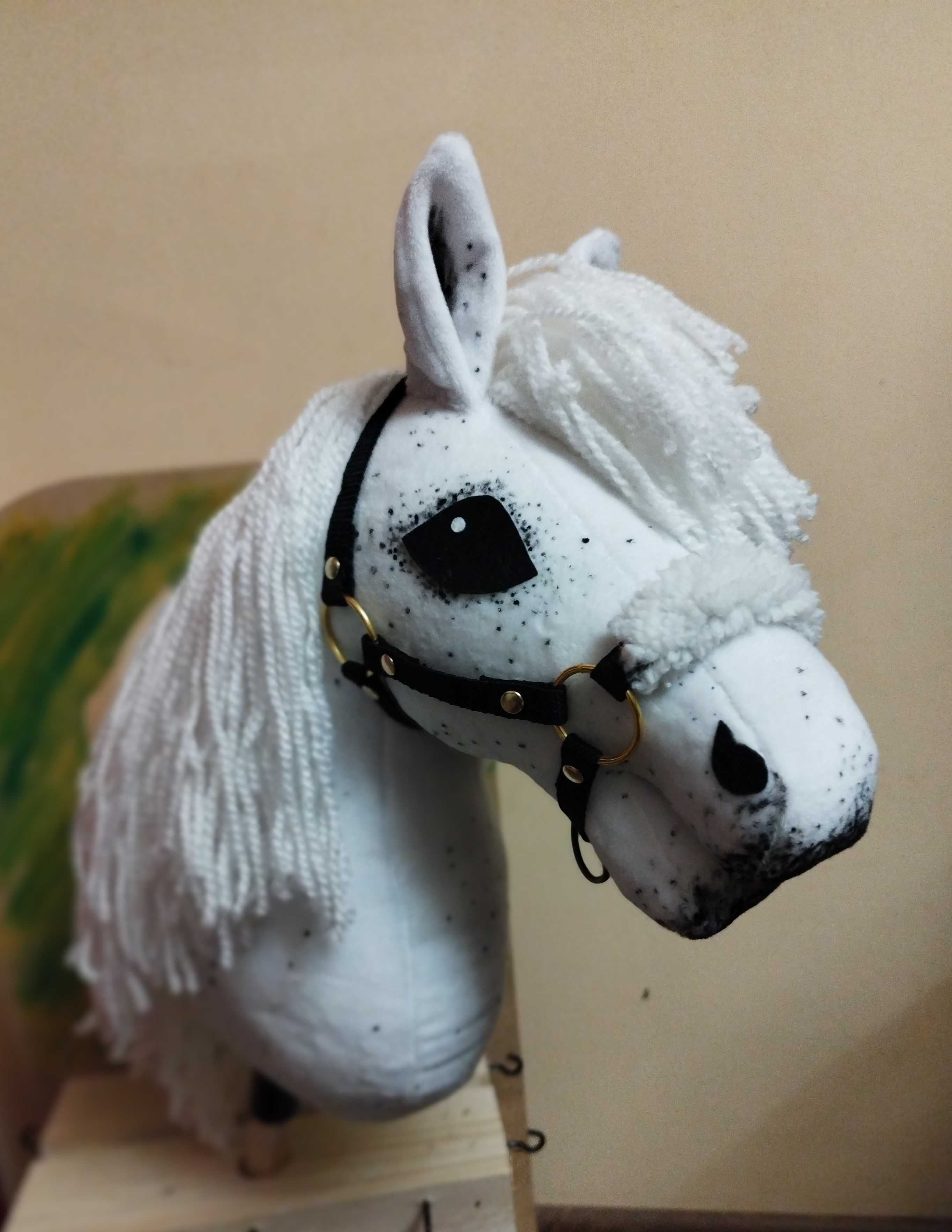 Hobby horse koń na kiju malowany