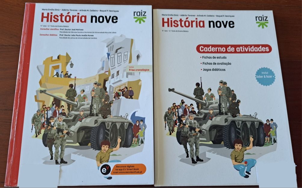 Livro História 7, 8 e 9 ano (Manual+Caderno atividades) -COMO NOVO