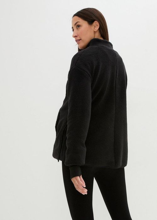 B.P.C ciążowa bluza polarowa czarna r.44/46