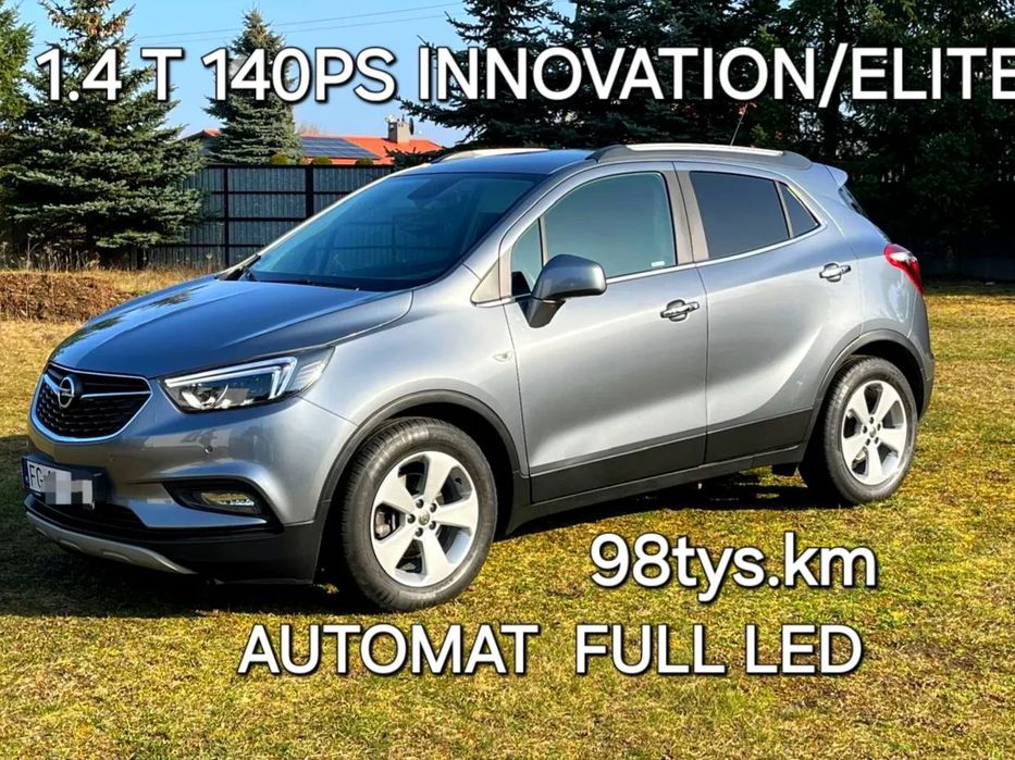 Opel Mokka X 1.4T AUTOMAT FULL LED INNOVATION/ELITE. półskóry Kamera 98tys. km