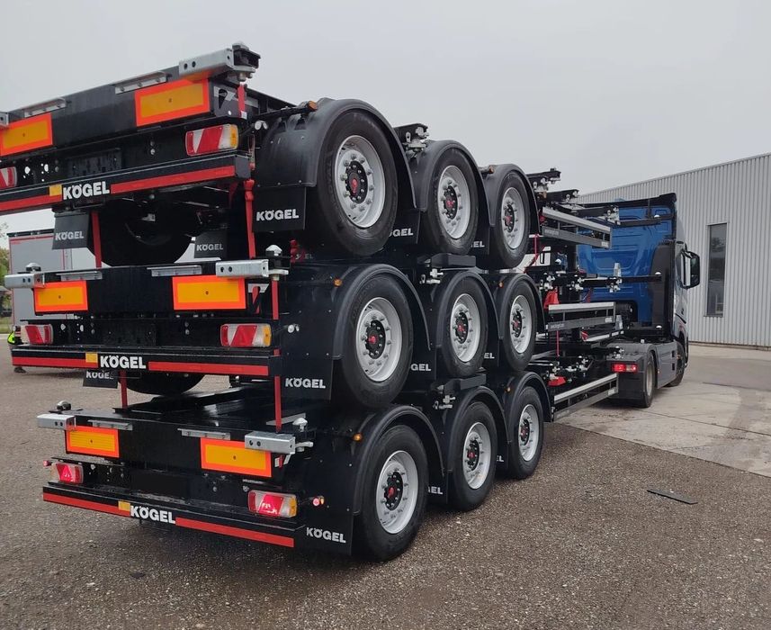 Kögel Duplex 45 40 2x20 20 30  Uniwersalna naczepa podkontenerowa Kögel Simplex 45
