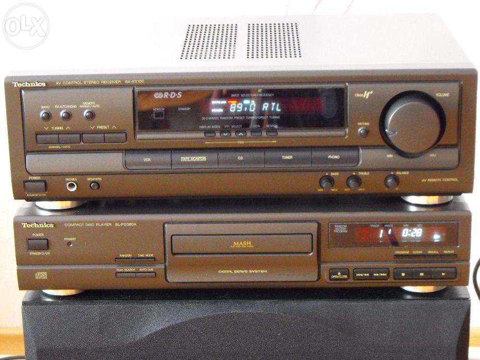 sa-ex120 / sa-ex100 (sa-gx180) CD sl-pg390a Wieża Technics Wzmacniacz