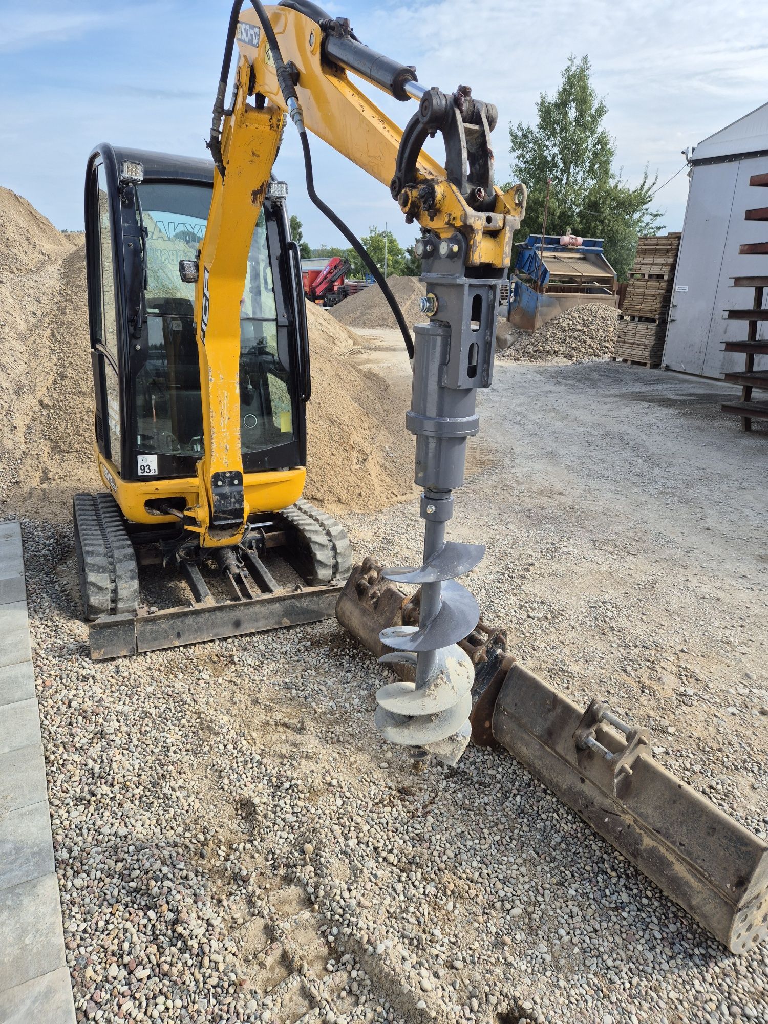 Wypożyczę wynajmę minikoparka JCB Wiertnica!