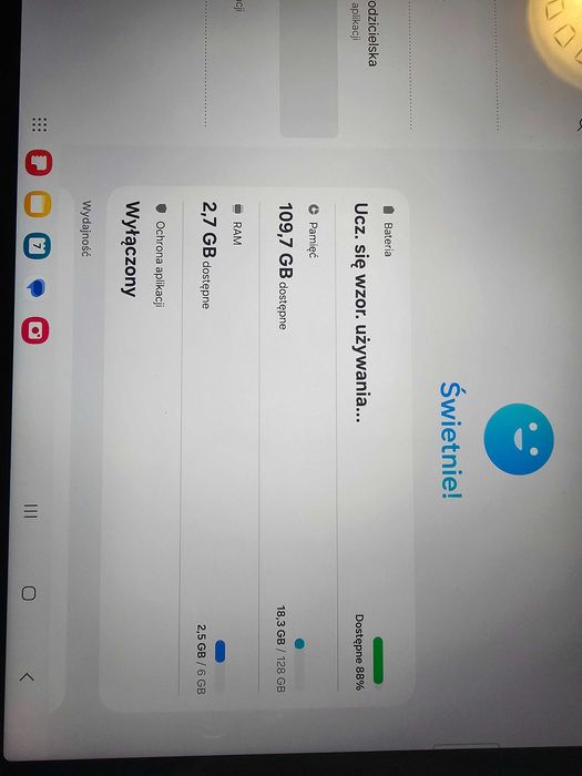 Tablet Samsung Galaxy Tab S7 FE 6/128 - stan idealny +etui, klawiatura