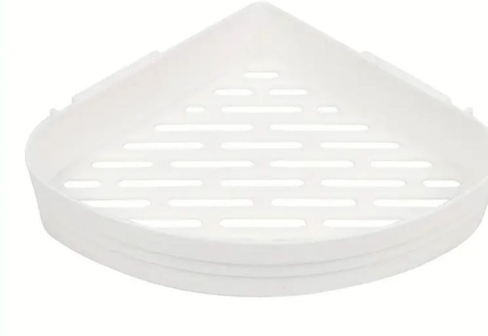 Угловая полочка пластик