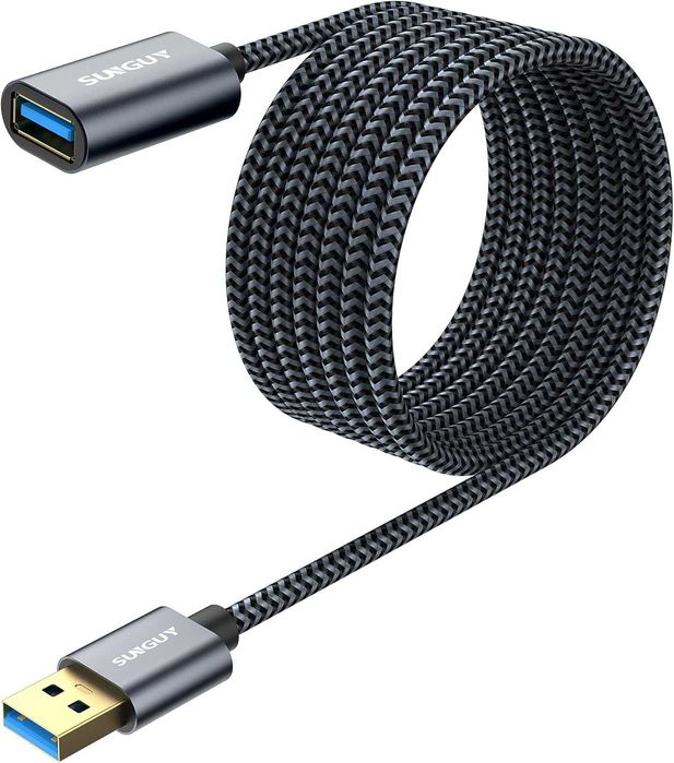 Kabel USB 3.0 SUNGUY B003 Black 2m szybka transmisja danych 5Gbps