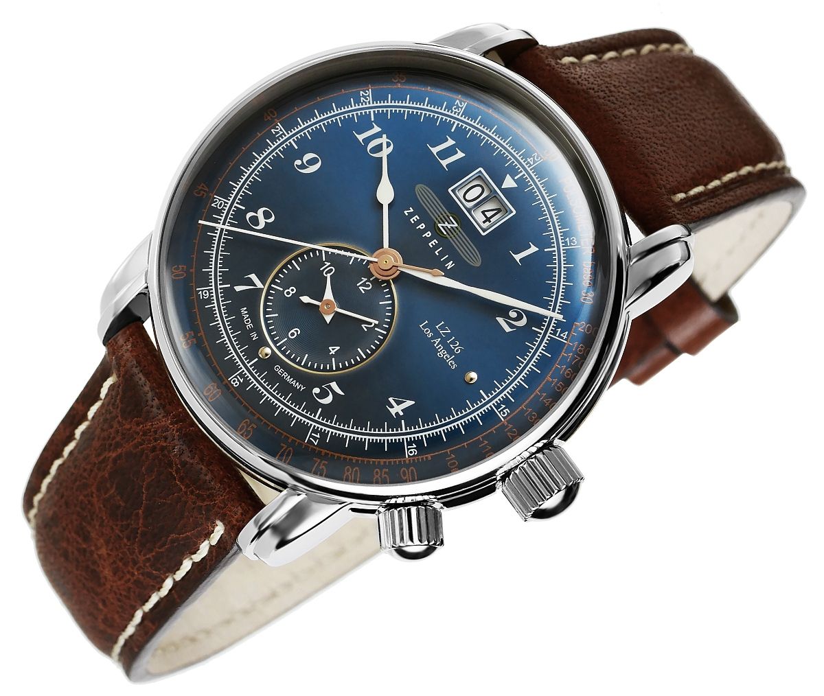 zegarek męski zeppelin lz126 los angeles 8644-3 + box