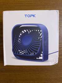 USB вентилятор портативний TOPK Desk Fan