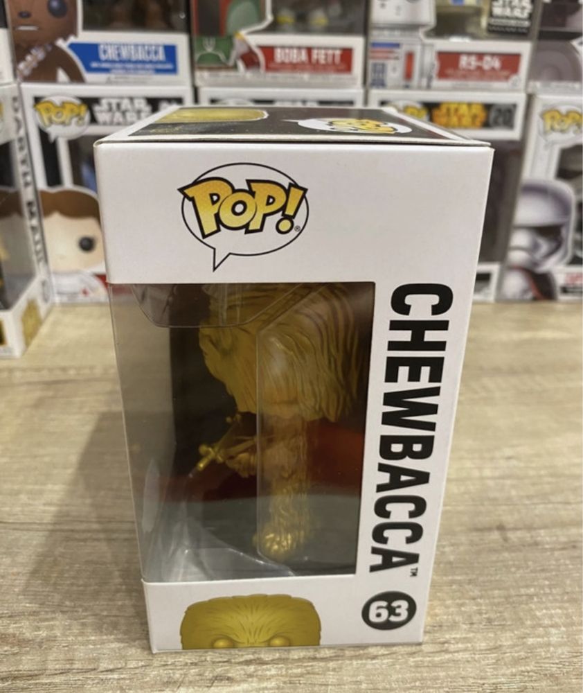 Star Wars Funko Pop 63 Chewbacca (Gold)