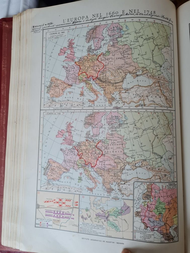 Grande Atlante Geografico IV Editione De Agostini Novara 1938  Atlas