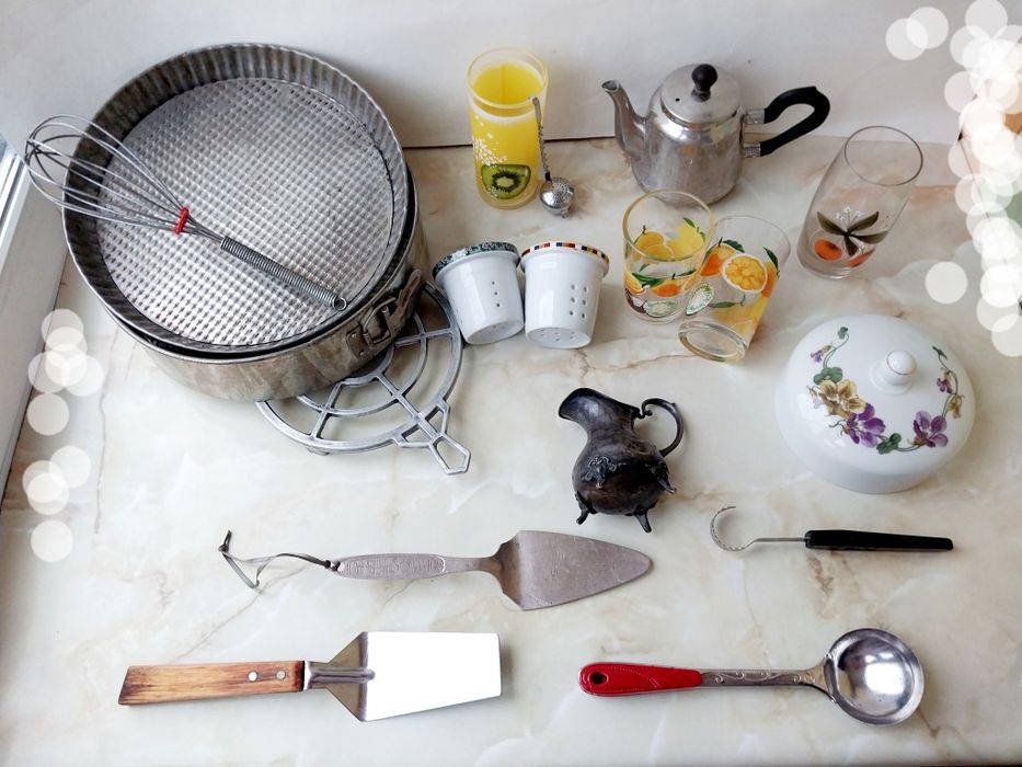 Добротная кухонная утварь времён ссср в кондитерской и кулинарии