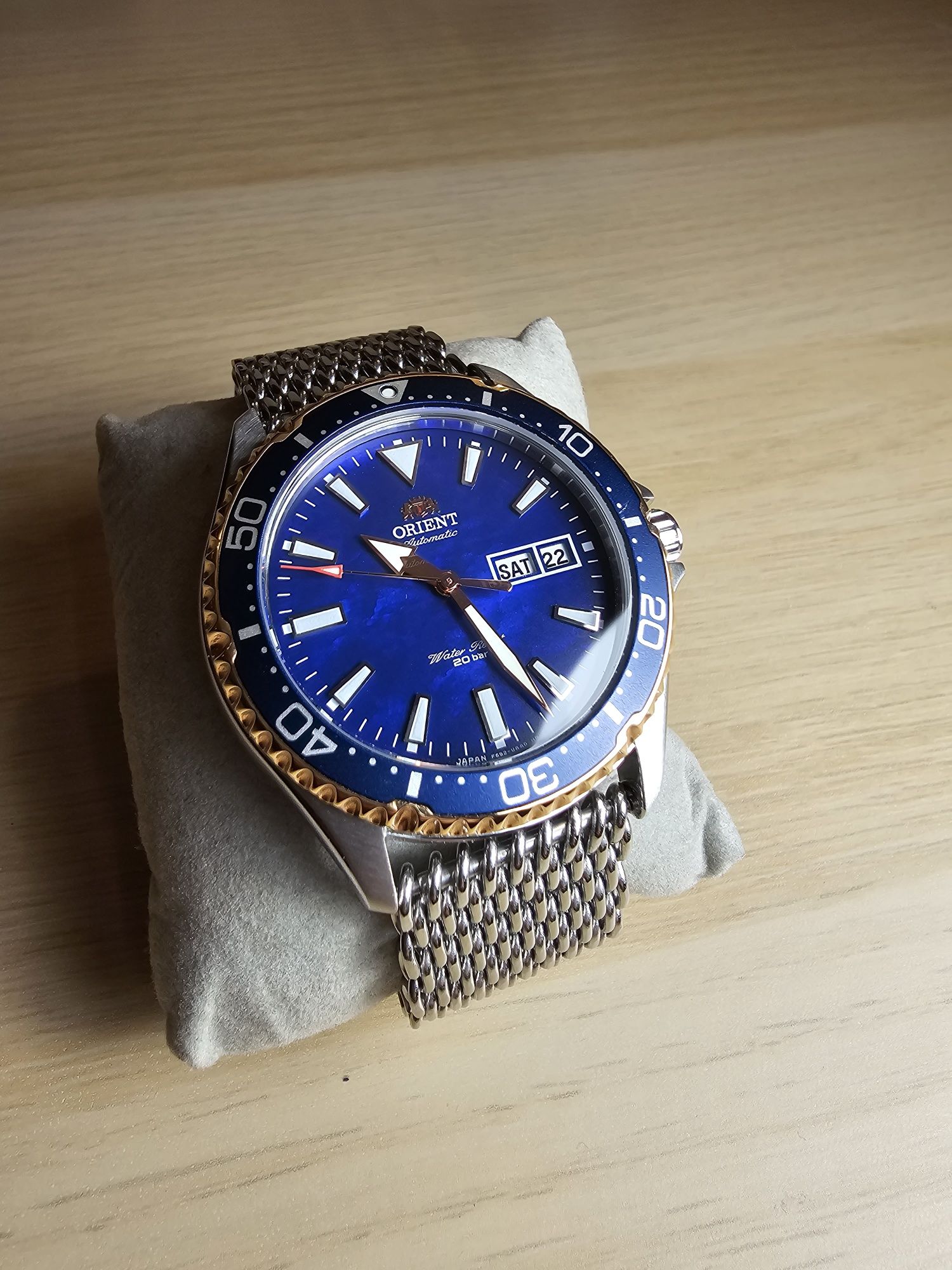 Orient kamasu limited gwarancja 2000 sztuk perłowa