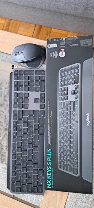 MX keys s plus + Mx master 2s - Zestaw klawiatura + myszka