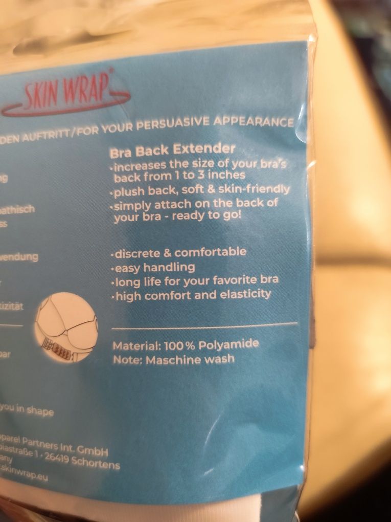 Przedłużka do stanika 3 szt bez czarnego skin wrap