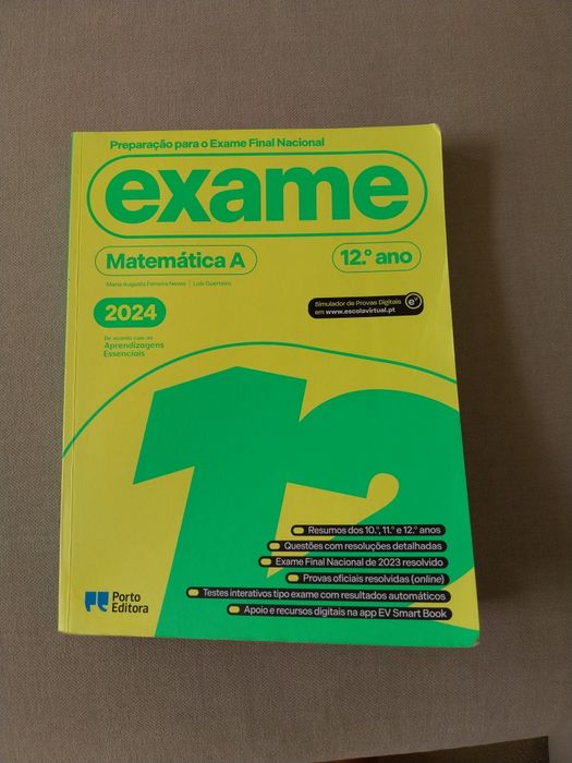 Livro Preparação Exame Matemática 12 ano