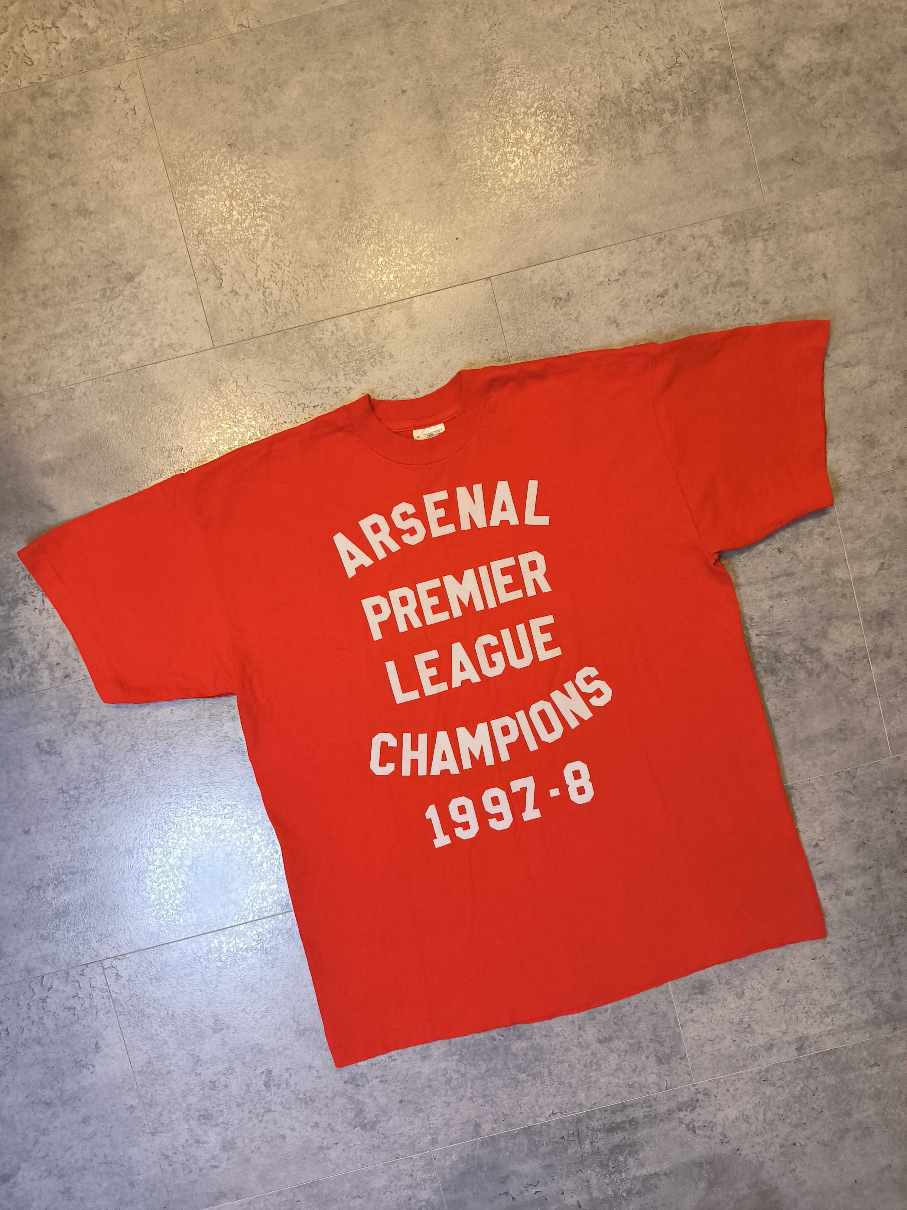 Vintage Koszulka Piłkarska Arsenal Liga Angielska 1997 98 Screen Star
