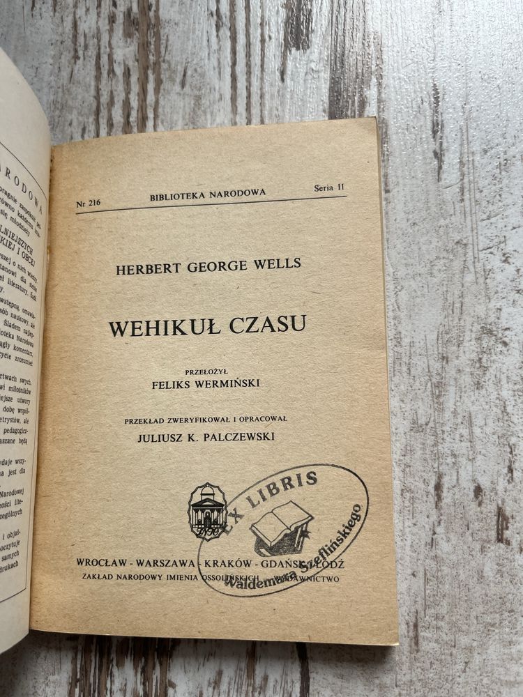 Herbert Wells - Wehikuł czasu