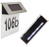 Solarny numer domu LED