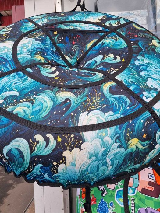 Плюшка для катання, тюбінг санки,  надувний тюб