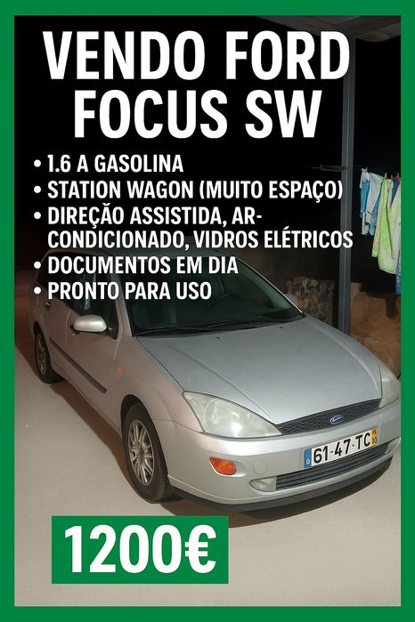 Ford focus 2002 por 1200