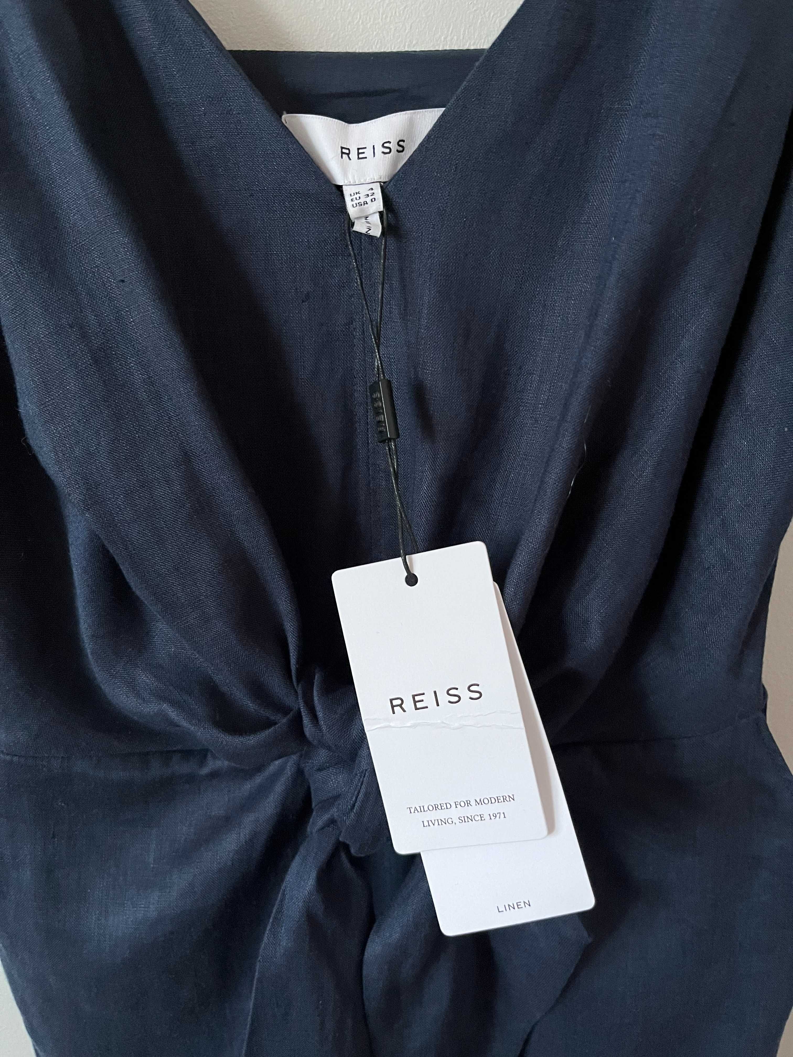 Sukienka Reiss Kay Navy Dress rozmiar 32