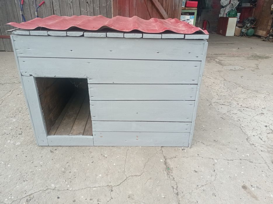 Buda dla psa ocieplana z otwieranym dachem