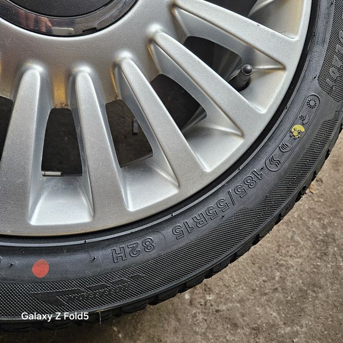 Koła całoroczne 185/55/15 Fiat 500 Panda 4x98 Nowe opony 24rok ET35