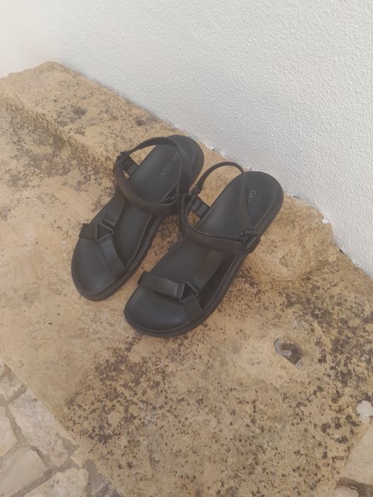 Sandalias pretas, quqlidade"Catwalk"