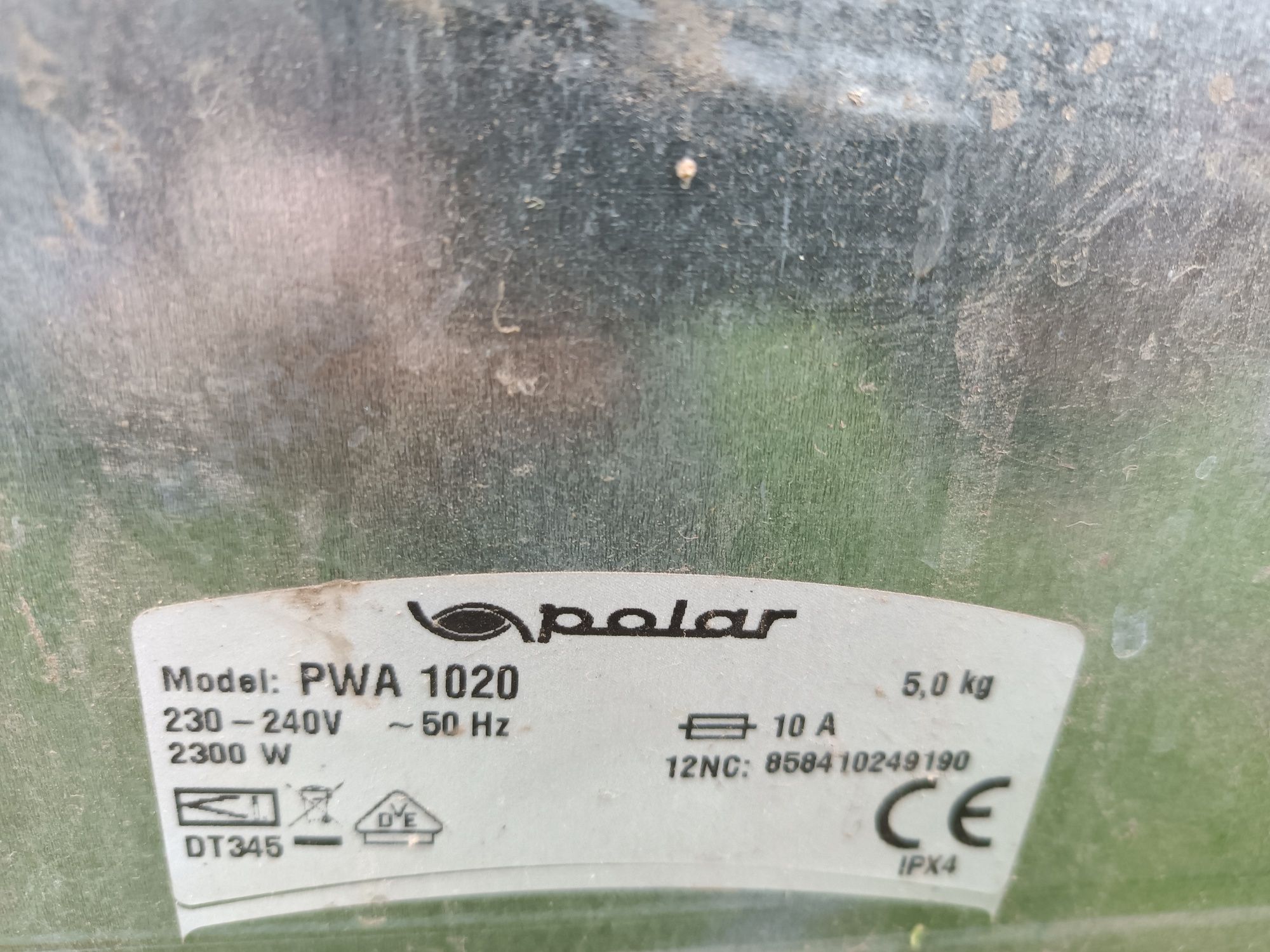 Pralka Polar PWA 1020 uszkodzona