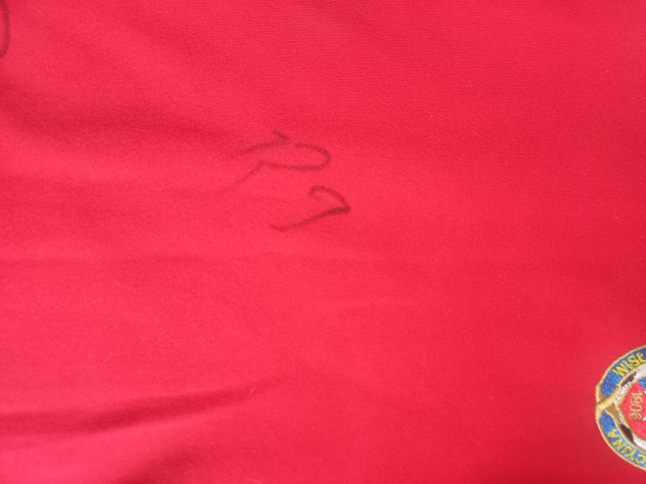 Bluza Macron treningowa Wisła Kraków z autografem