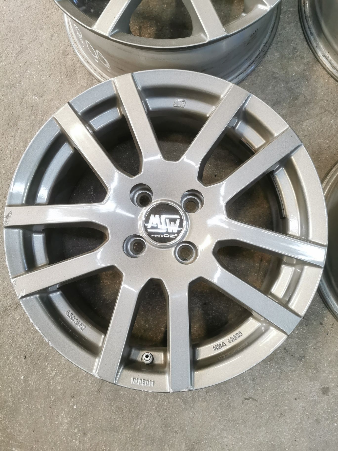Felgi aluminiowe 16" 4x100 ET37 6.5J MSW OZ