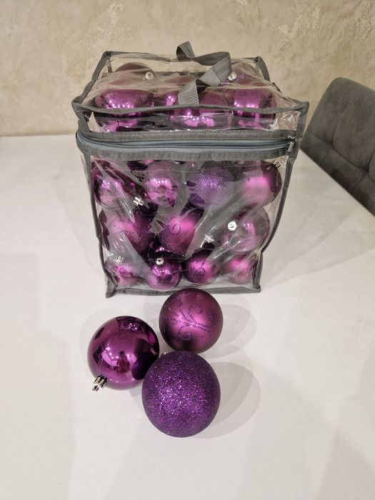 Набір ялинкових кульок, 50 штук