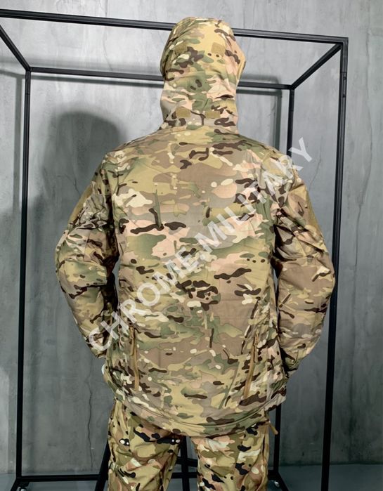 Тактична куртка військова softshell (бушлат) на флісі Silver Knight