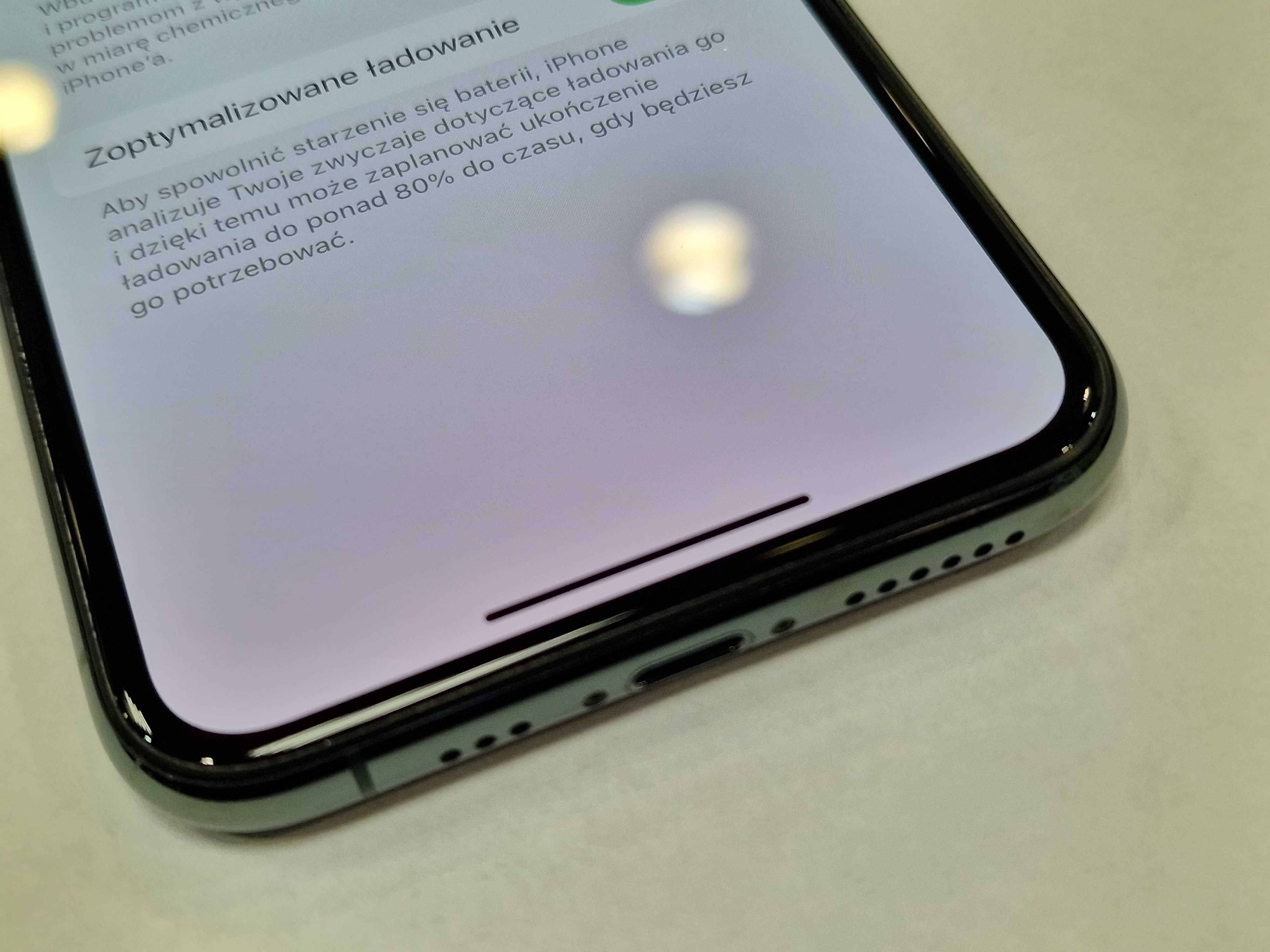 Iphone 11 PRO 256GB/ Midnight Green/ BAT 100%/ Grade A-/ Gwarancja