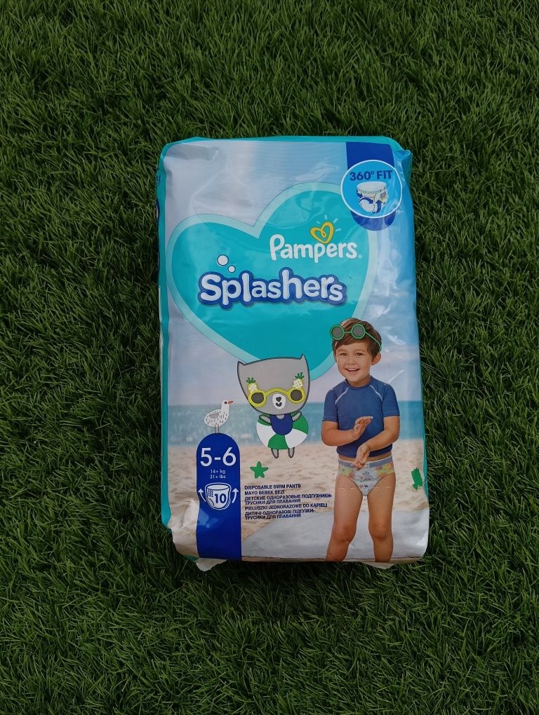 Pampers splashers 5-6, pampersy do pływania do wody
